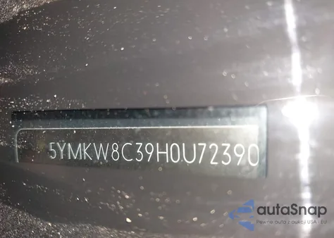 2017 BMW X6 M from USA, damaged, VIN 5YMKW8C39H0U72390